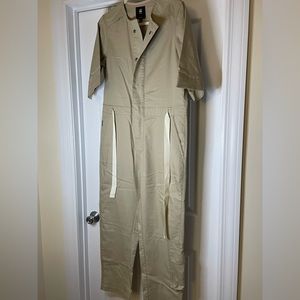 G-Star RAW tan women’s army jumpsuit